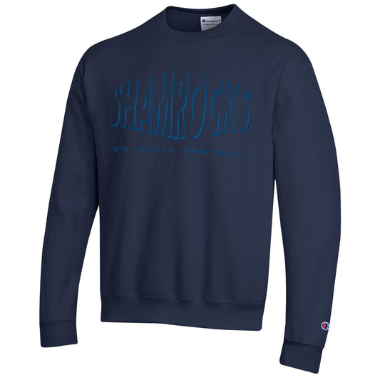 Champion Crewneck- Navy
