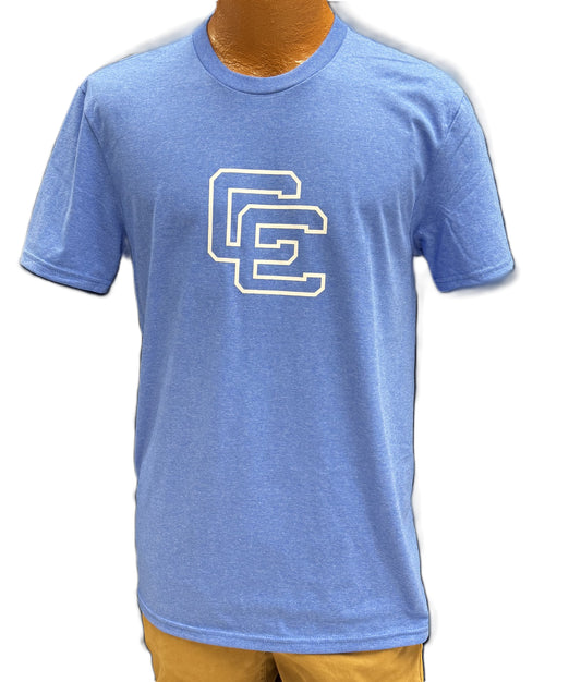 Royal Heather T-Shirt w/CC Outline