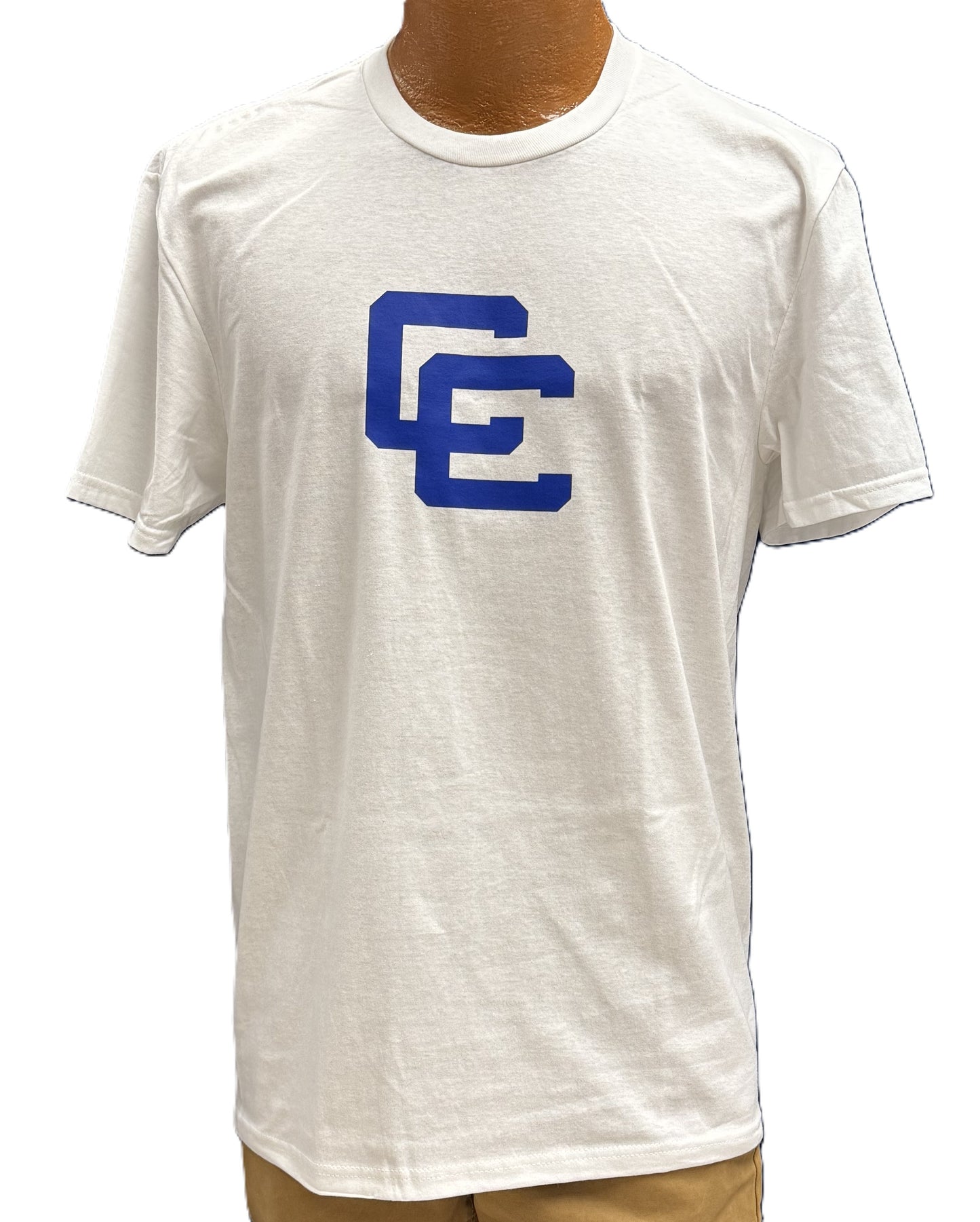Classic White T-Shirt w/Royal CC