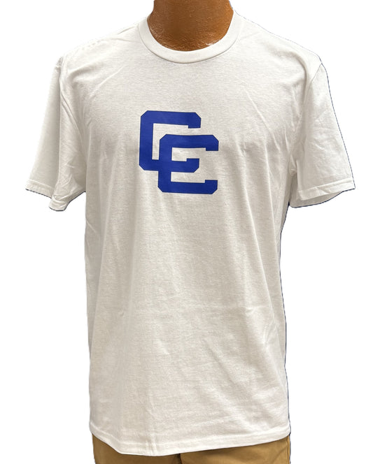 Classic White T-Shirt w/Royal CC