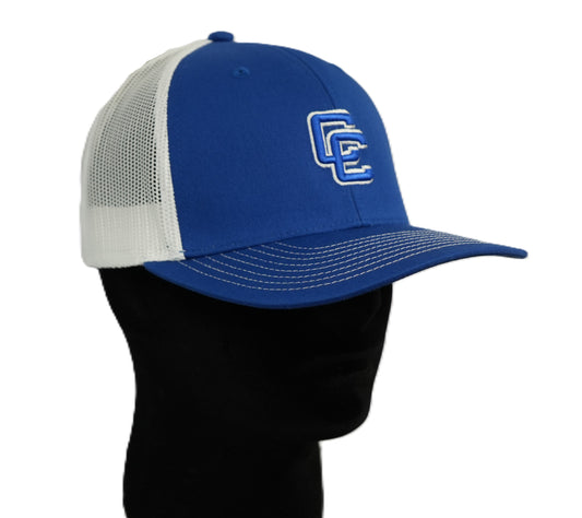 Everyday Trucker Cap- Royal/White