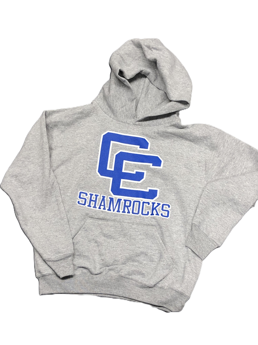 Youth Midweight Hoody- Heather Gray