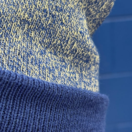 Marled Cuff Beanie w/Pom