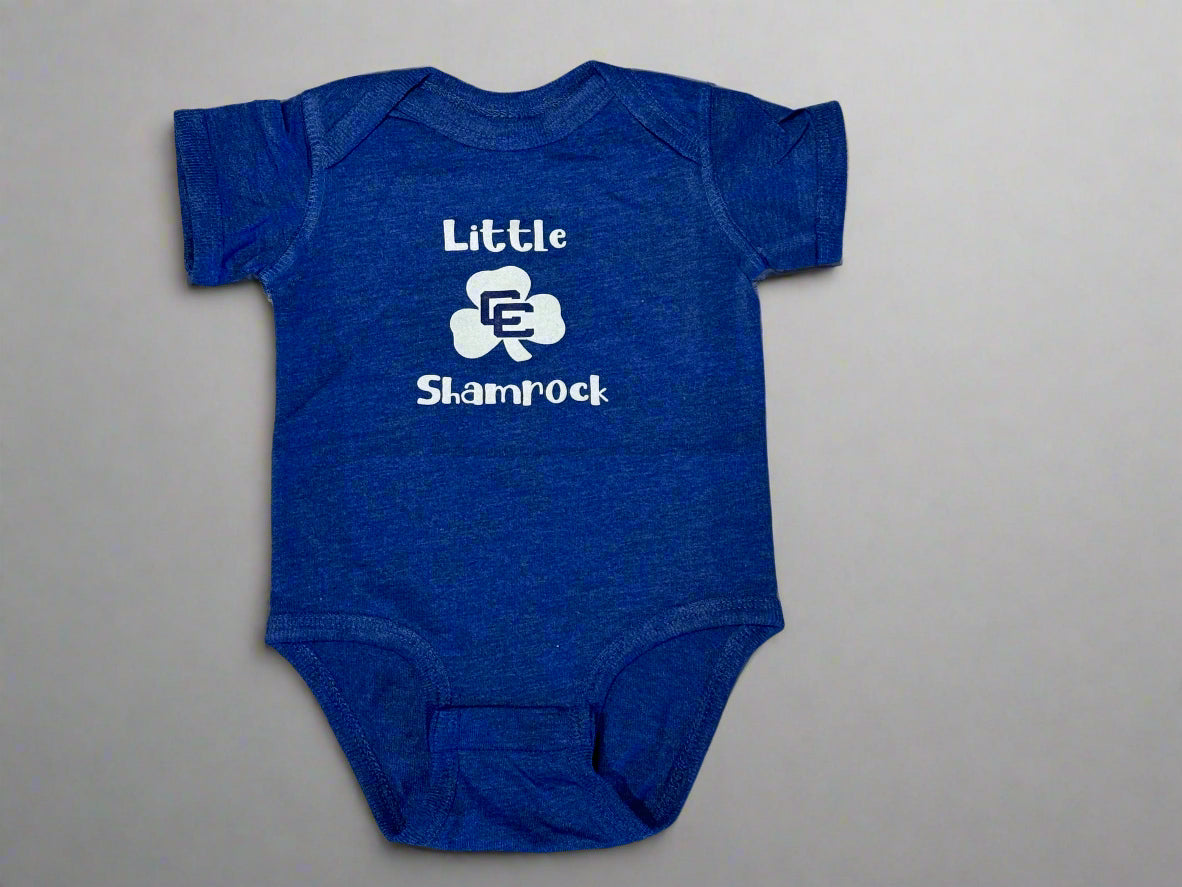 Onesie Little Shamrock -Royal Heather