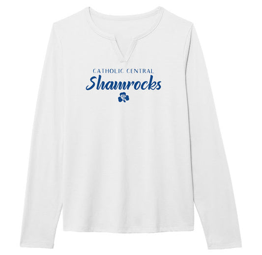 Ouray Notched Long Sleeve Tee
