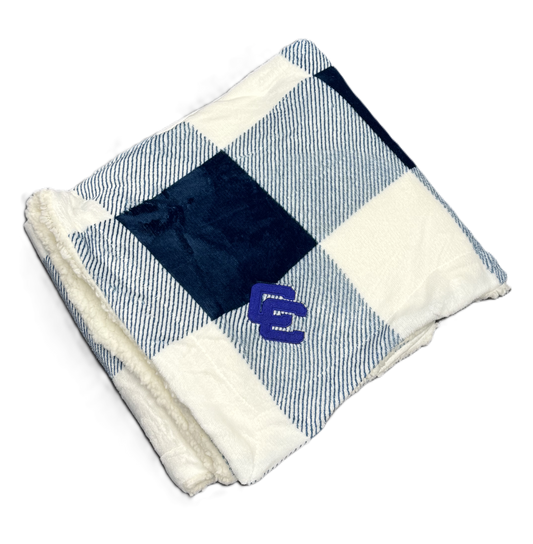 Microfiber Plaid Sherpa Blanket