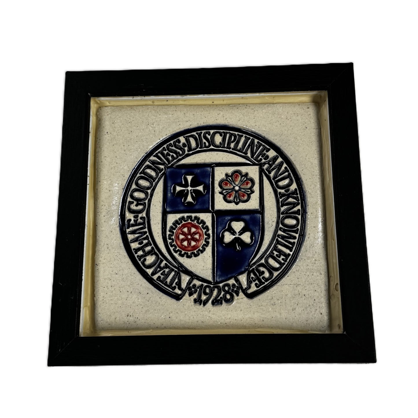 Square Ceramic Tile- CC Crest