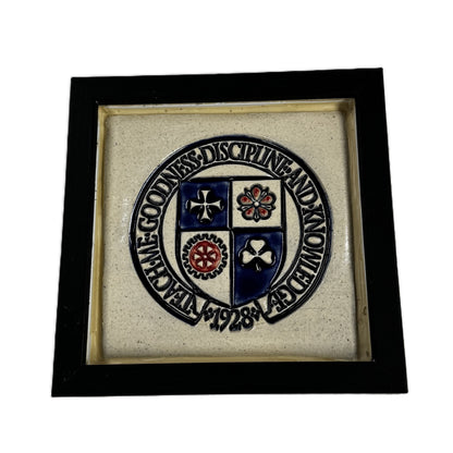 Square Ceramic Tile- CC Crest