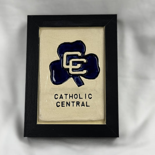 4x6 Handmade Ceramic Tile- CC Shamrock