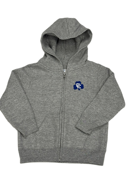 Heather Gray Toddler Zip Hoody
