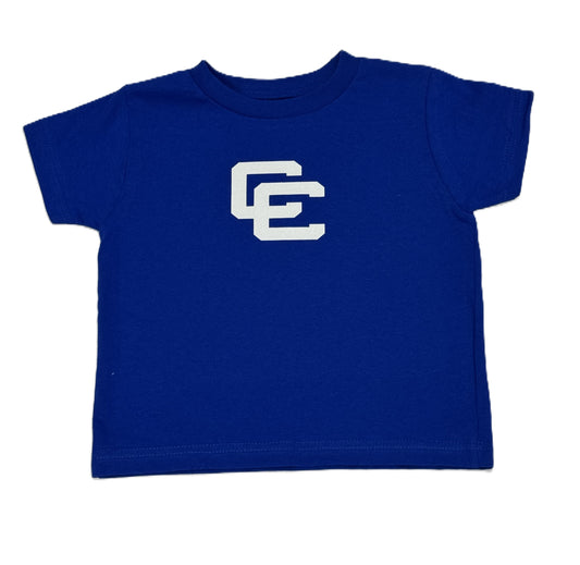Toddler T-Shirt- Royal w/White CC