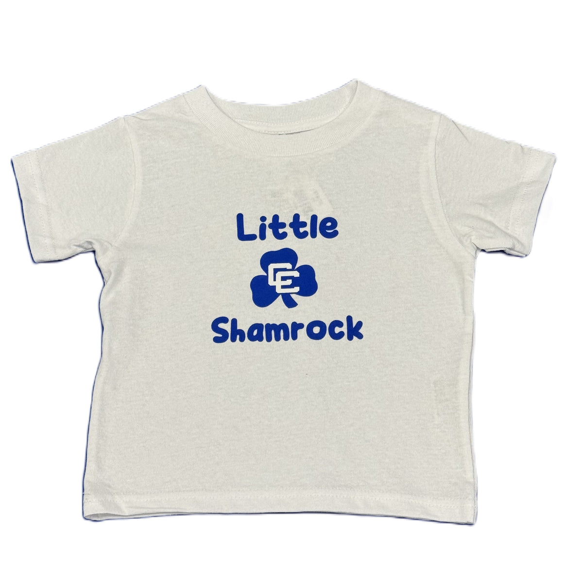 White Toddler Tee- Little Shamrock