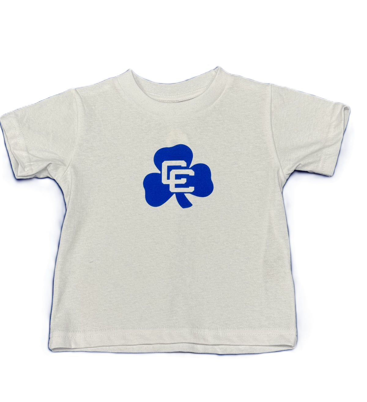 White Toddler Tee- CC Shamrock