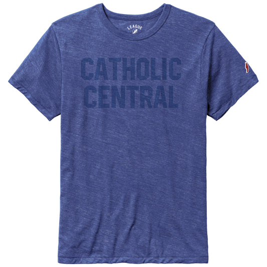 League Victory Falls Tee- Royal Heather